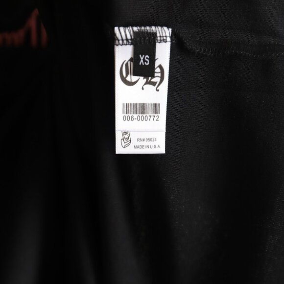 Chrome Hearts Logo Embroidered Black T-Shirt - Picture 9 of 9